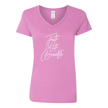 Faith With Benefits Inspirational T-Shirt